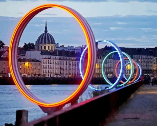 Les Anneaux De Buren Nantes Diamond Paintings