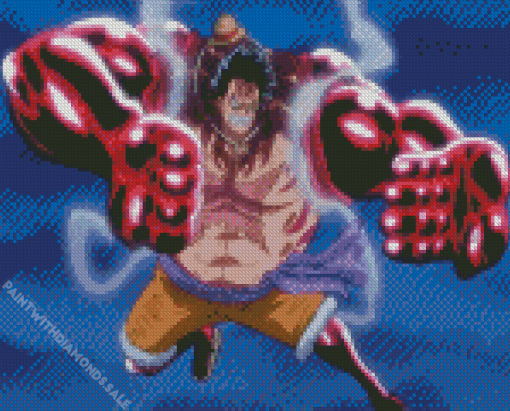 Luffy Gear 4 Diamond Painting