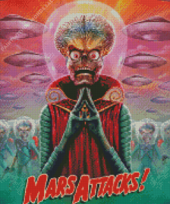 Mars attacks Diamond Paintings