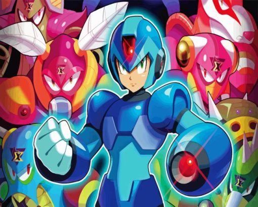 Mega man x characters Diamond Paintings