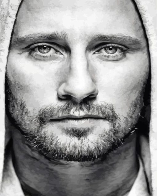 Monochrome Matthias Schoenaerts Diamond Painting