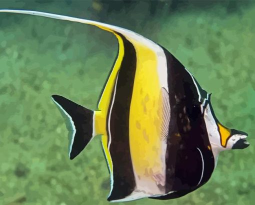 Moorish idol Diamond Paintings