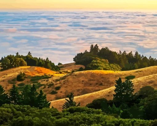 Mt Tamalpais Diamond Paintings