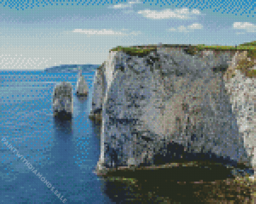 Old Harry Rocks Diamond Paintings