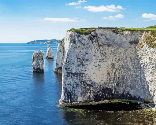 Old Harry Rocks Diamond Paintings