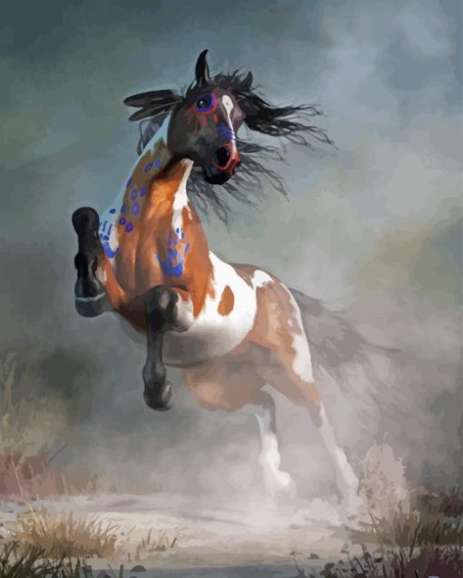 Pinto Horse Diamond Paintings