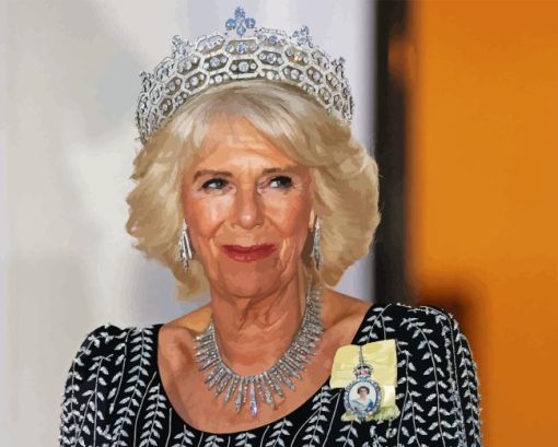 Queen Camilla Diamond Paintings