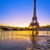 Seine River Eiffel Tower Diamond Paintings