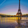 Seine River Eiffel Tower Diamond Paintings