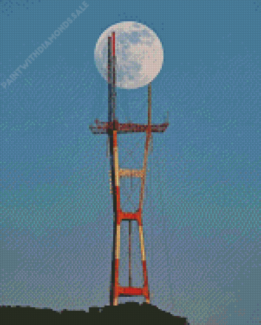 Sutro tower Diamond Paintings