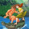 Tarzan and jane Diamond Paintings