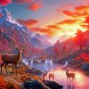 Wild Deer Diamond Paintings