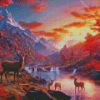 Wild Deer Diamond Paintings