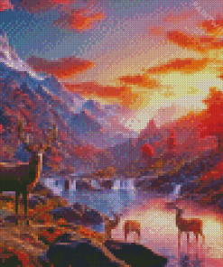 Wild Deer Diamond Paintings