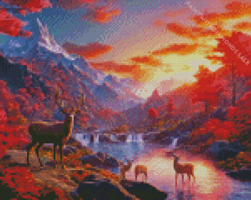 Wild Deer Diamond Paintings