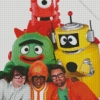 Yo gabba gabba Diamond Paintings