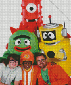 Yo gabba gabba Diamond Paintings