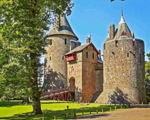 Castell Coch Diamond Painting