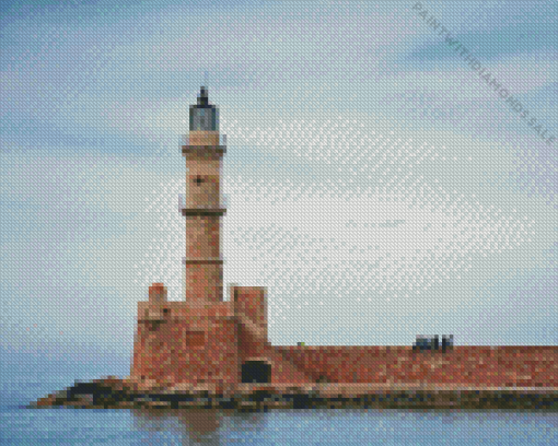 chania lighthouse Diamond Paintings