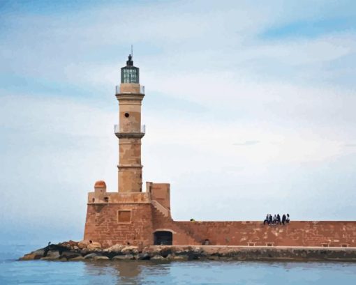 chania lighthouse Diamond Paintings