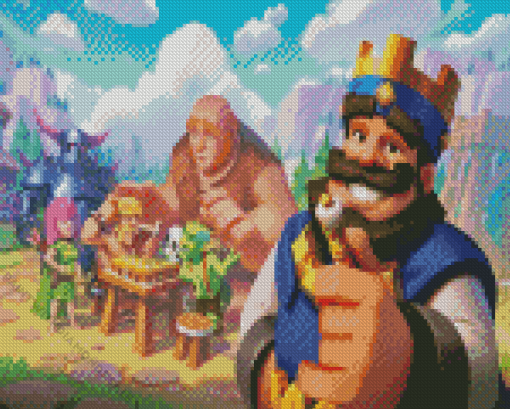 Clash Royale Diamond Painting