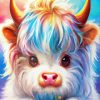 Cow Baby Diamond Painting