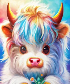 Cow Baby Diamond Painting