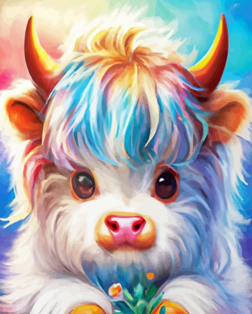 Cow Baby Diamond Painting