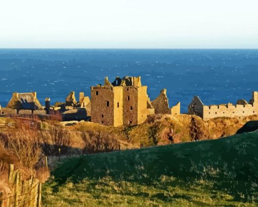 dunnottar castle Diamond Paintings