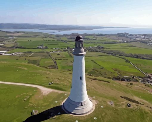 England Hoad Monument Tower Diamond Painting