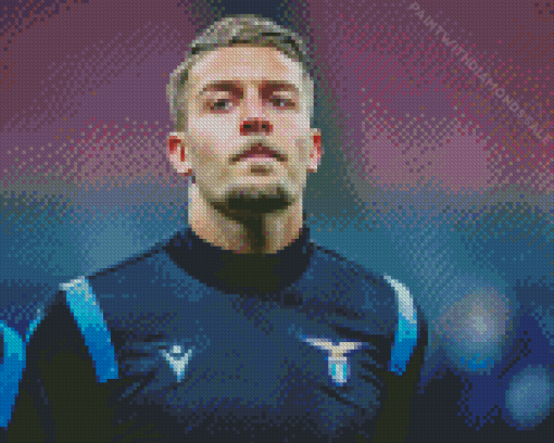 Footballer Sergej Milinkovic Savic Diamond Painting