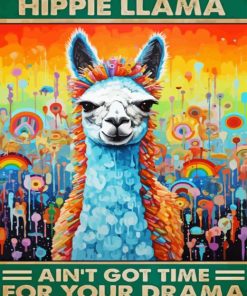 hippie llama quote Diamond Paintings