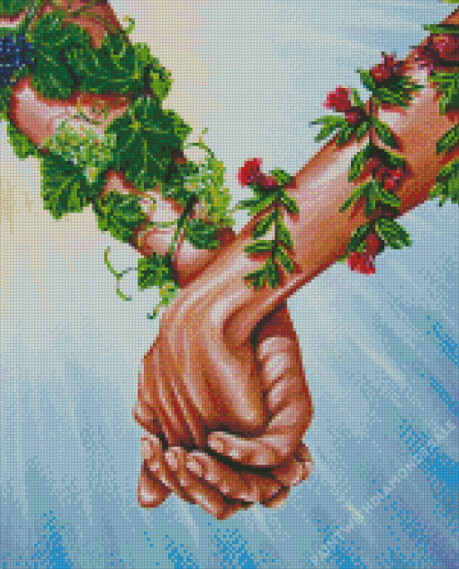 Holding Hands Diamond Painting