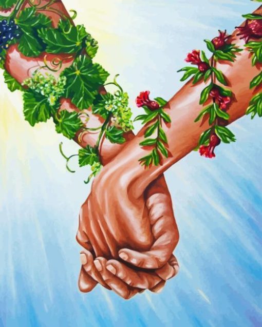 Holding Hands Diamond Painting