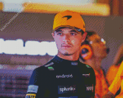 Lando Norris Diamond Painting