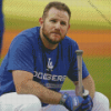 Max Muncy American Baseball Player Diamond Painting