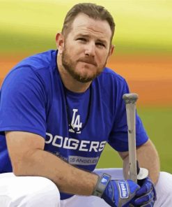 Max Muncy American Baseball Player Diamond Painting