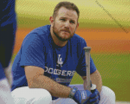 Max Muncy American Baseball Player Diamond Painting