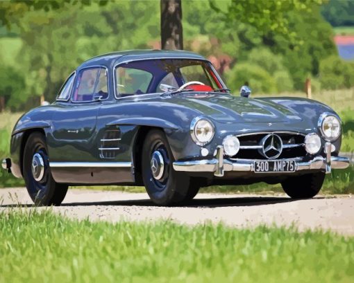 mercedes 200 sl Diamond Paintings