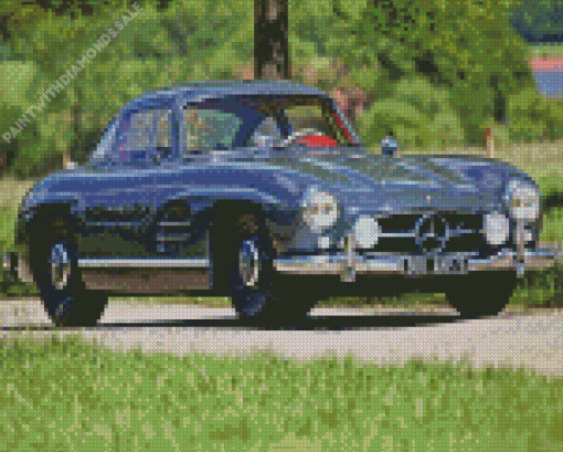 mercedes 200 sl Diamond Paintings