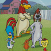 miss prissy and Foghorn Leghorn Diamond Paintings