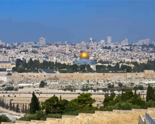 mount of olives Diamond Paintings