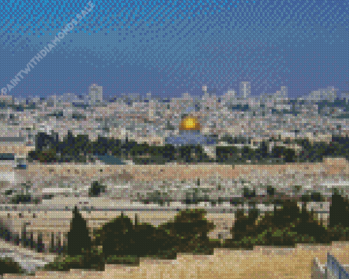 mount of olives Diamond Paintings