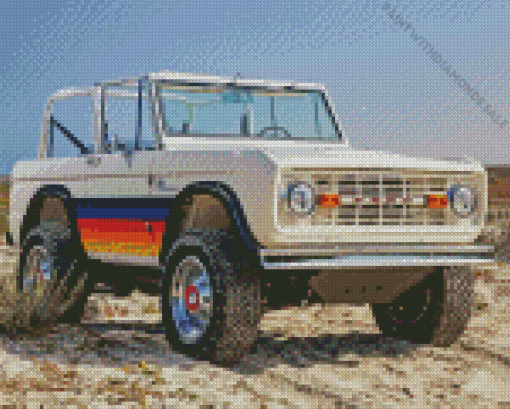 old ford bronco Diamond Paintings