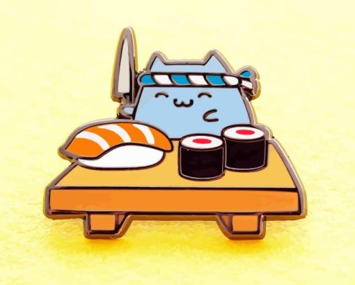 sushi cat Diamond Paintings