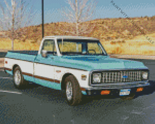 1972 Truck Diamond Painting