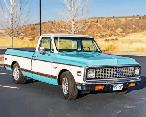 1972 Truck Diamond Painting