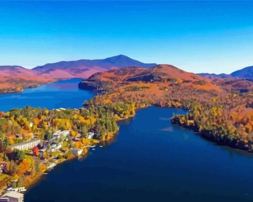 Adirondack Lake Diamond Painting