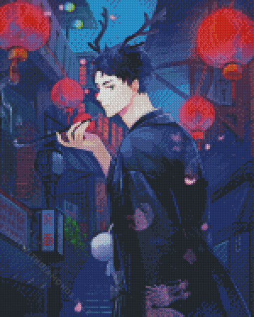 Akaashi Keiji Diamond Painting