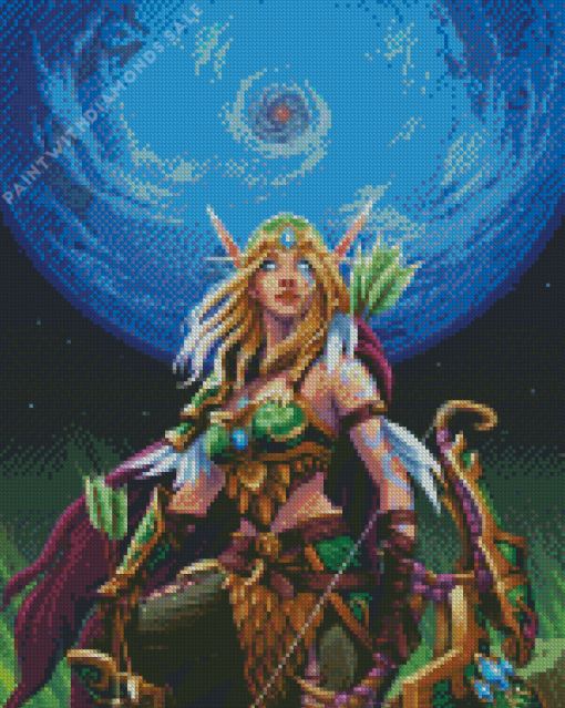 Alleria Windrunner Diamond Painting